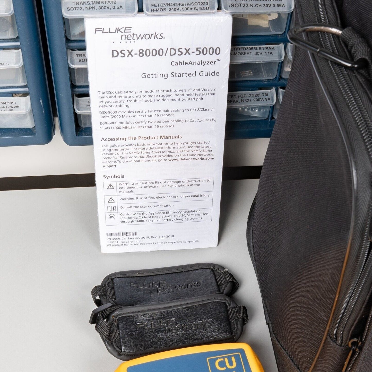 Fluke Versiv 2 DSX2-8000 2Ghz CableAnalyzer Cat8 Cat6a Cable Certifier DSX-8000