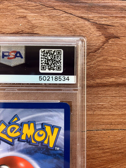 Pokemon Rayquaza Gold Star 107107 Card PSA9