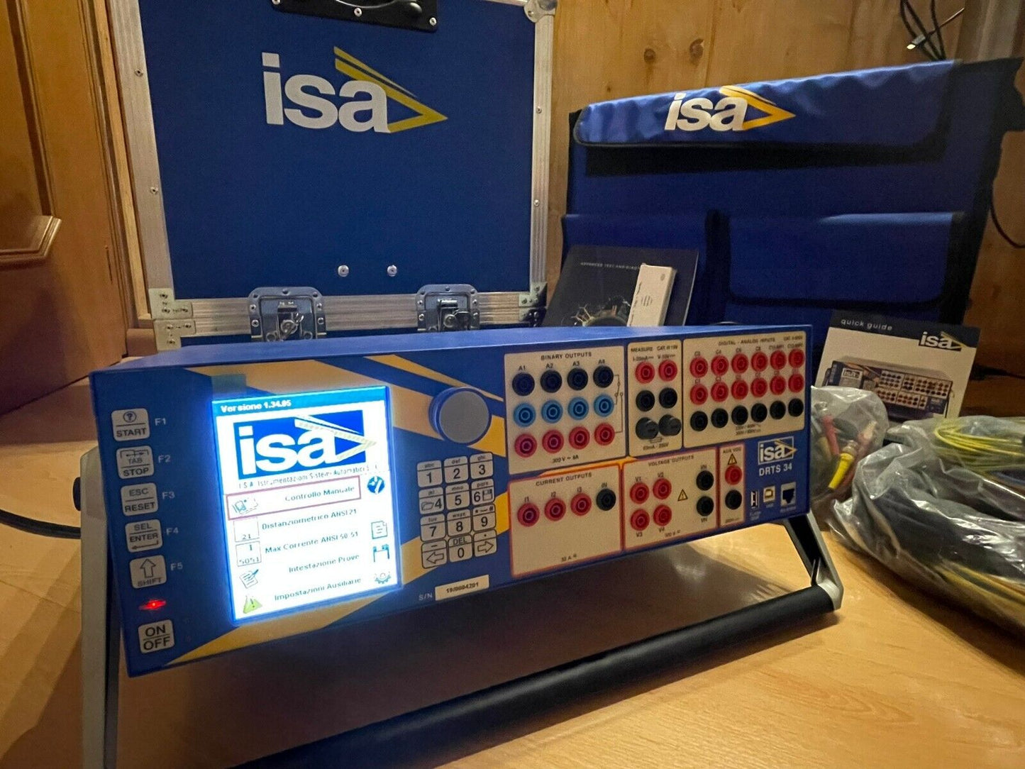 ISA - DRTS34 - Automatic Relay Test Set