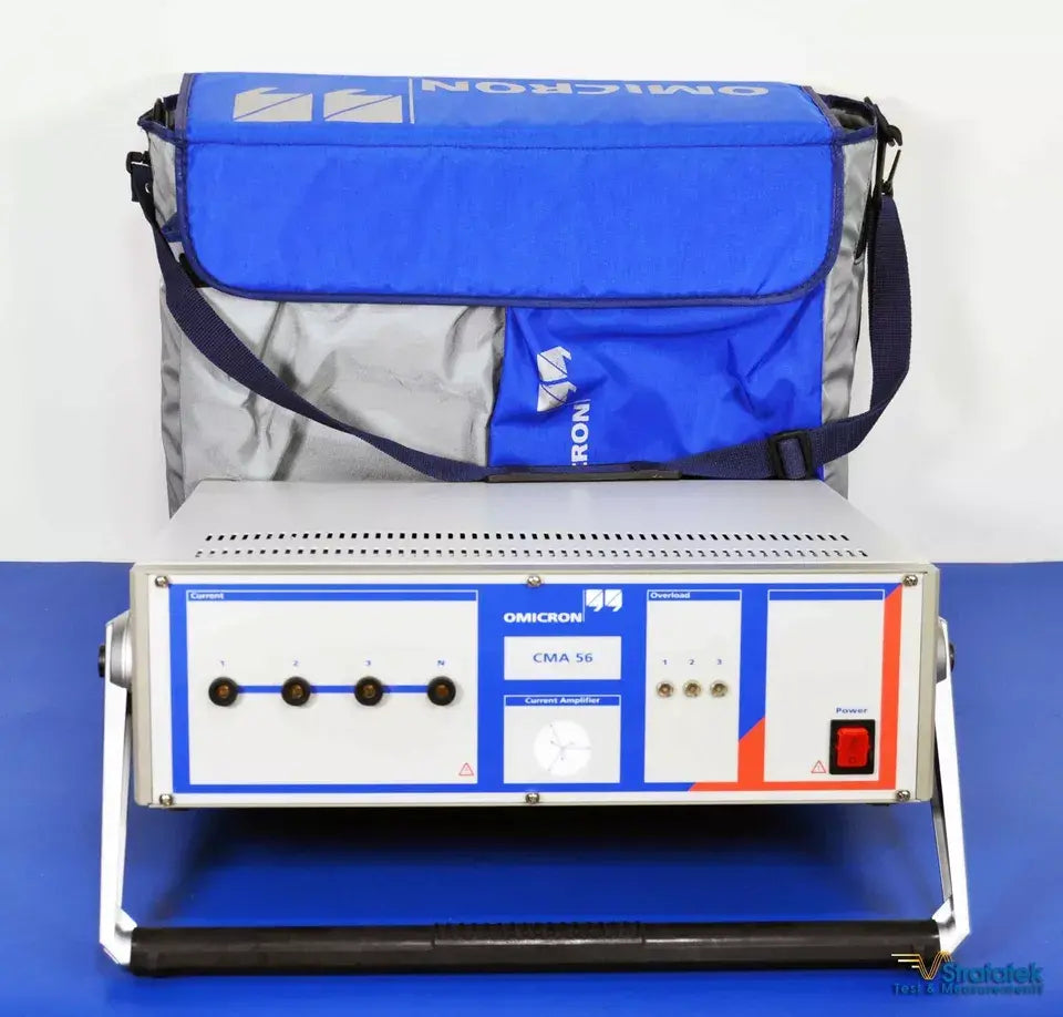 Omicron CMC 56 Relay Test Set and CMA 56 Amplifier with Software Calibrated